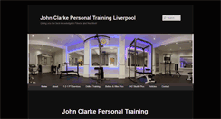 Desktop Screenshot of johnclarkepersonaltrainer.com